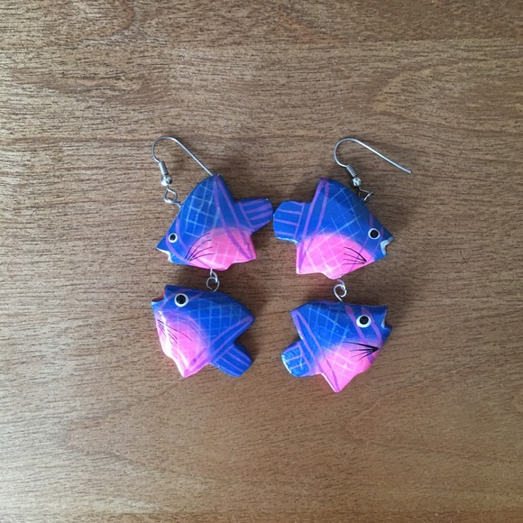 5 pairs of unique animal and sea creature earrings - Picture 6 of 6